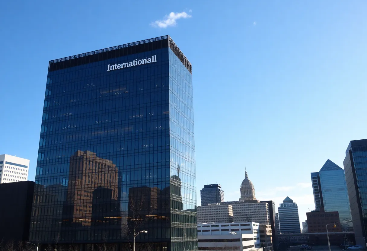 Corporate office building of International Paper in Memphis