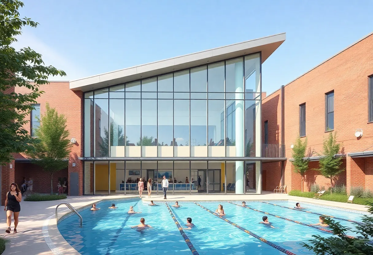 Conceptual rendering of Lakeland Community Center