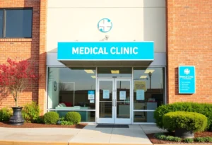 Exterior view of a medical clinic in Memphis