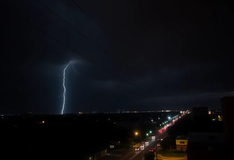 Power outages in Memphis during stormy weather