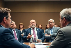 City officials in Millington discussing government matters