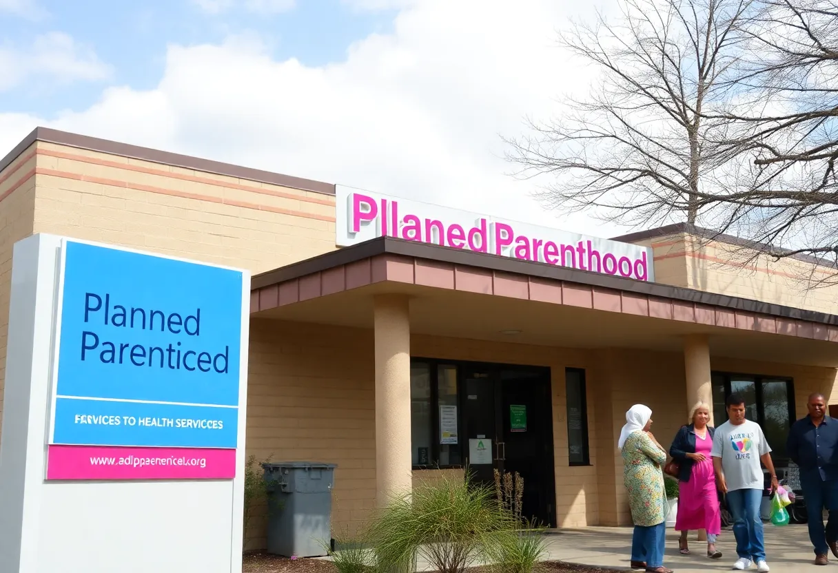Exterior of Planned Parenthood health center in Memphis, TN