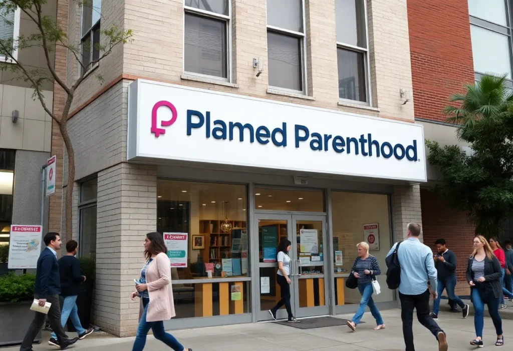 Exterior view of Planned Parenthood clinic in Memphis