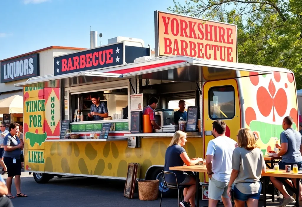 Ritzie's Barbecue food truck at Yorkshire Liquors in East Memphis