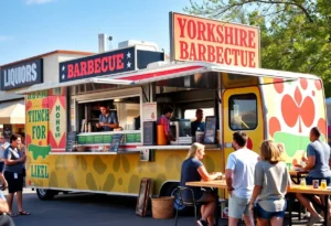 Ritzie's Barbecue food truck at Yorkshire Liquors in East Memphis