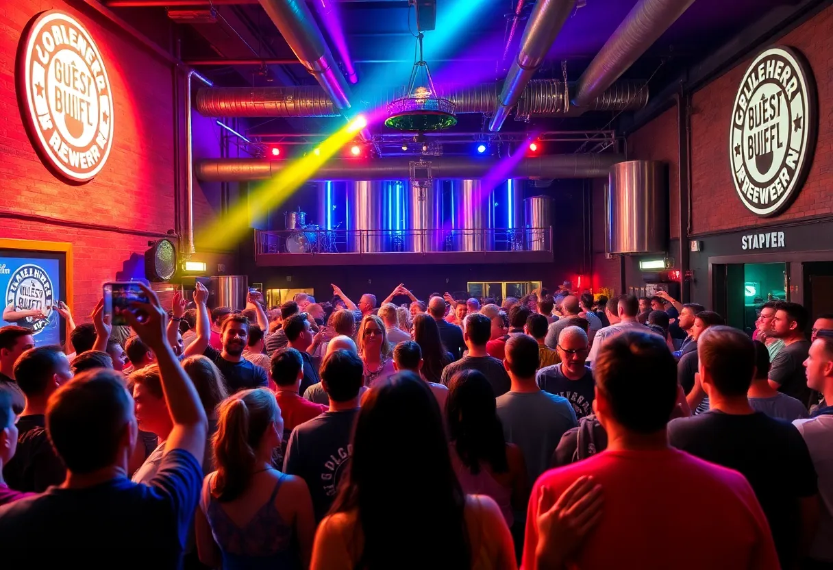 Audience enjoying a live performance at Smoky Mountain Brewery