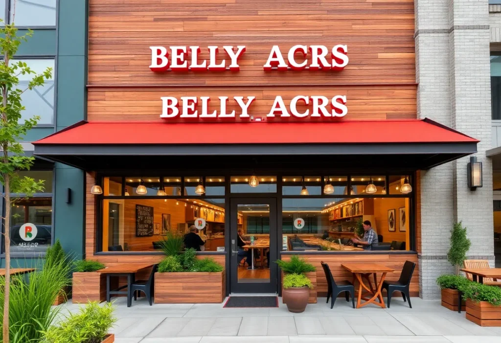 Belly Acres Restaurant located in Southaven's Silo Square