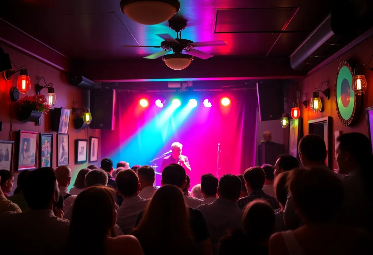 Audience enjoying a live music performance at Rum Boogie Café