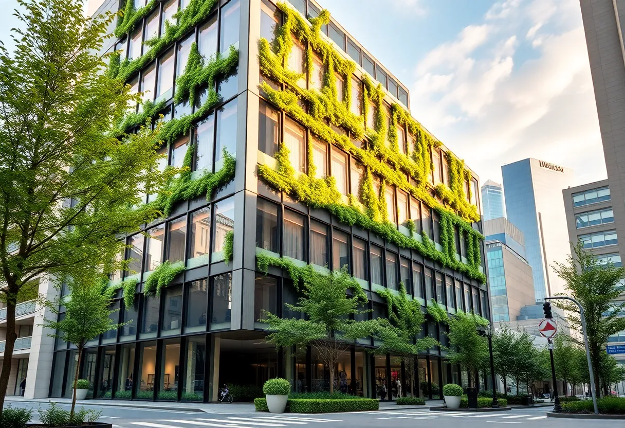 Class A office building located in East Memphis