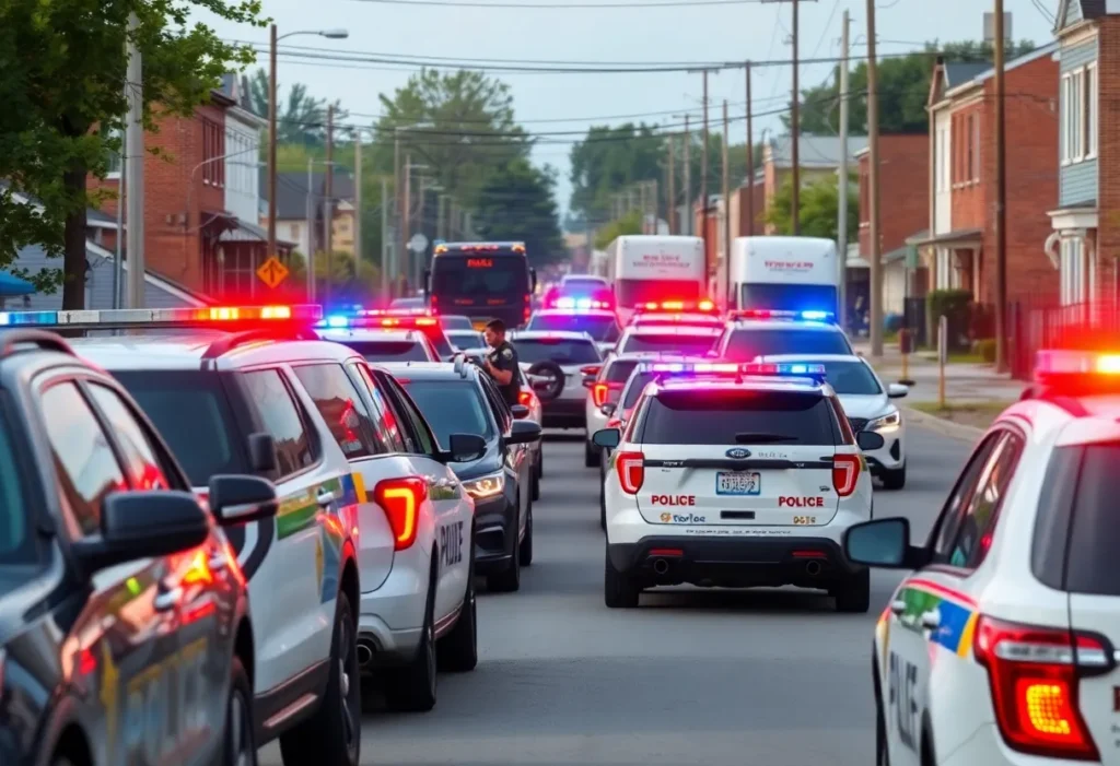 Large police presence in East Memphis neighborhood