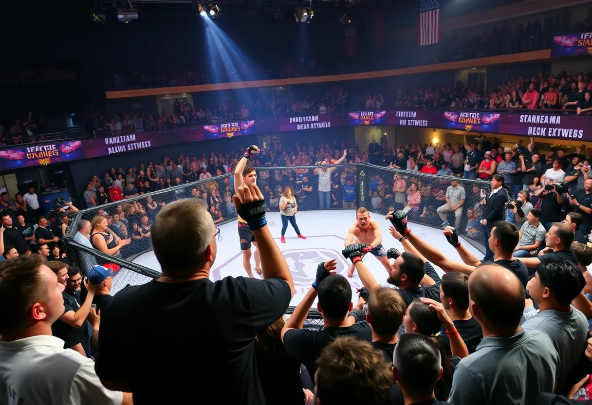 MMA fighters competing for pancreatic cancer awareness