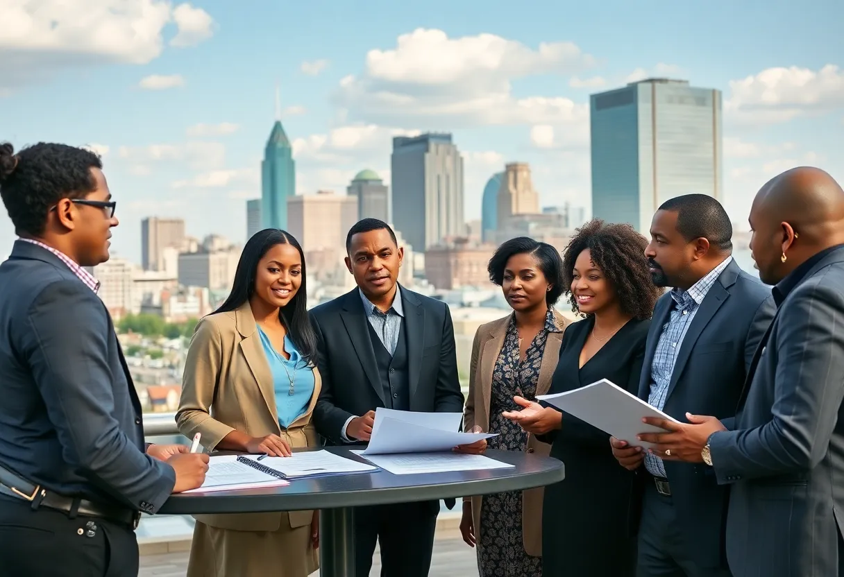 Group discussion about financial planning in Memphis