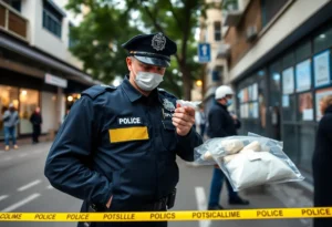 Memphis authorities conducting drug seizure operation