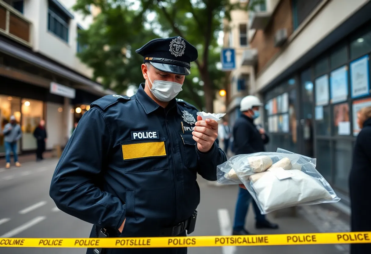 Memphis authorities conducting drug seizure operation