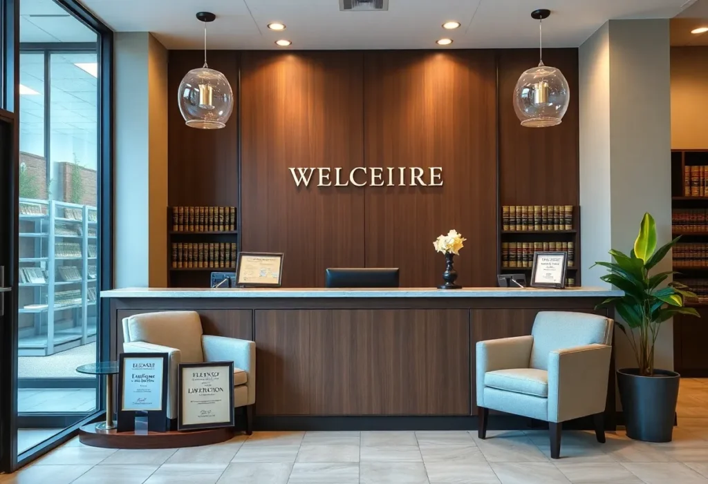 Interior of Gatti, Keltner, Bienvenu & Montesi law firm office in Memphis