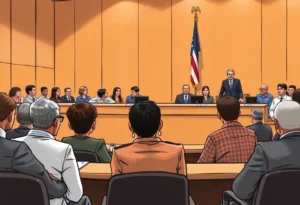 Juveniles being transferred to adult court in Memphis, highlighting the legal process.