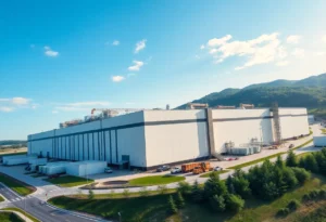 Rendering of Korea Zinc's new manufacturing facility in Tennessee