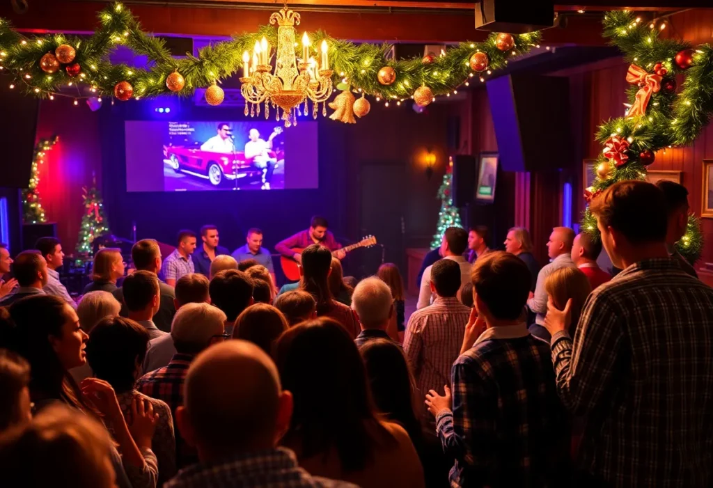 Local artists performing at the CPM Christmas Party in Memphis