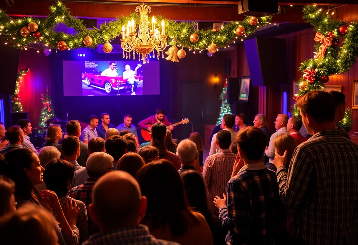 Local artists performing at the CPM Christmas Party in Memphis