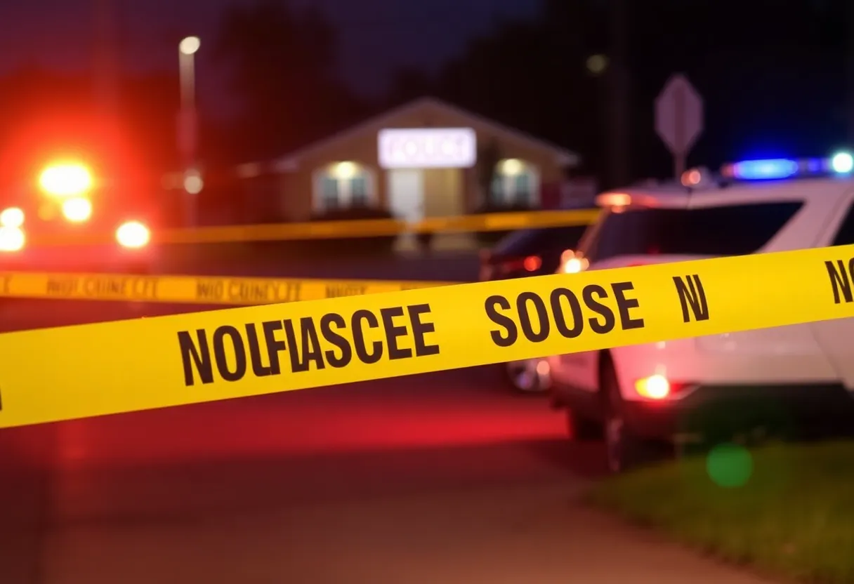 Crime scene investigation in Cordova, Tennessee