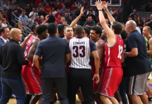 Brawl during Memphis high school basketball game