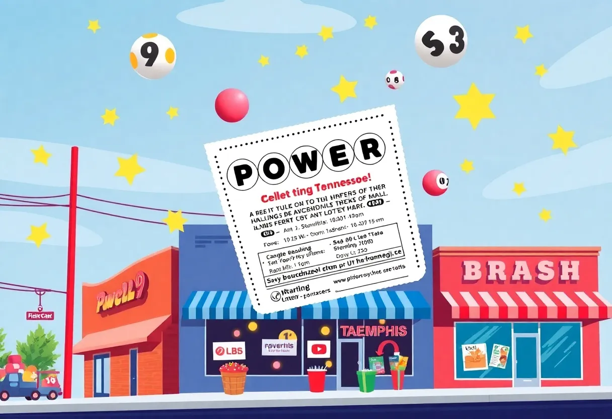 Celebration of lottery wins in Memphis, Tennessee