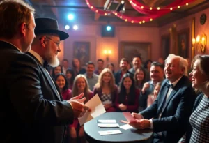Audience enjoying a magic performance at Memphis Magic Night