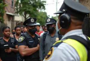 A Memphis neighborhood showing community safety efforts.