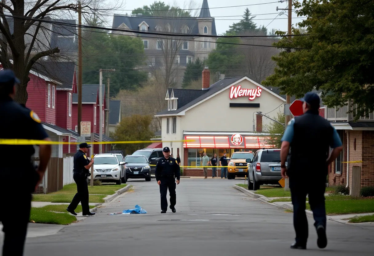Scene of shooting incident in Parkway Village, Memphis