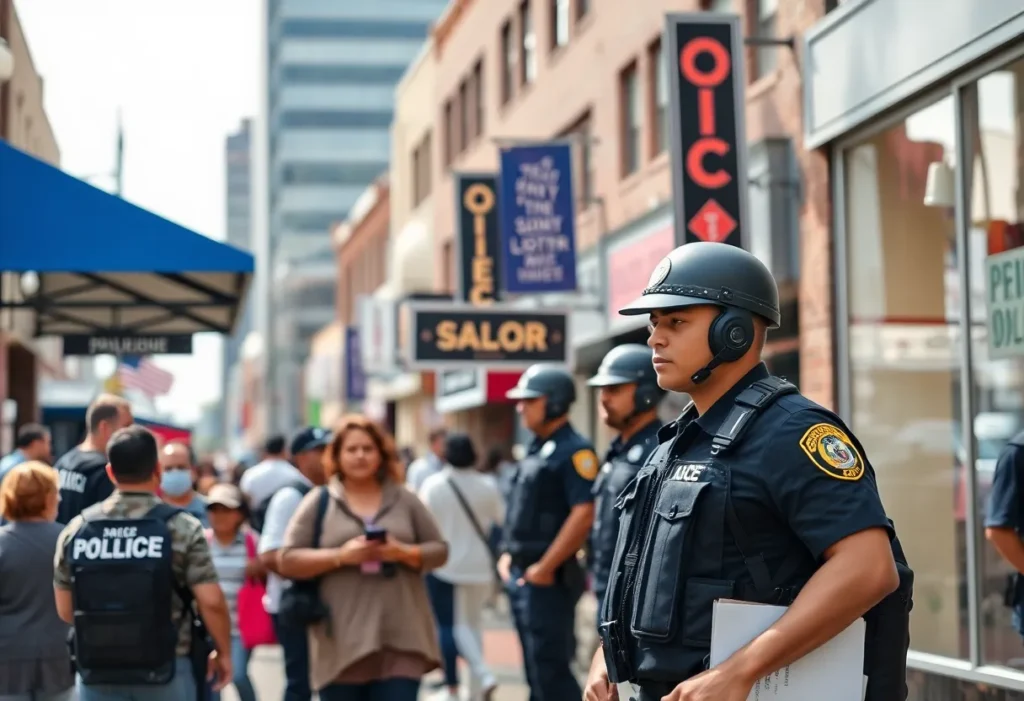 A vibrant view of Memphis neighborhoods highlighting local businesses and community interactions.