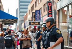 A vibrant view of Memphis neighborhoods highlighting local businesses and community interactions.