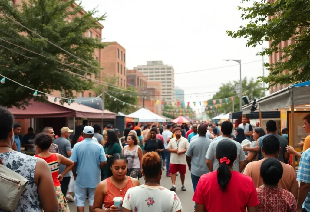 Community enjoying weekend events in Memphis