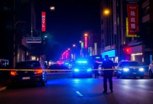 Police investigating a shooting scene in Midtown Memphis