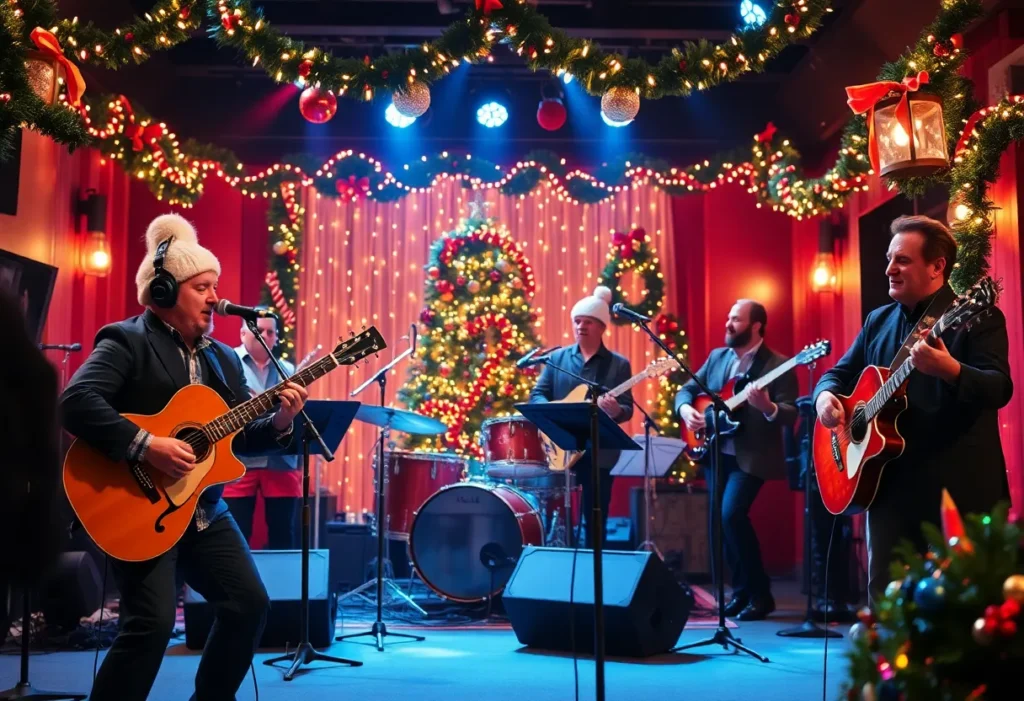 Rock 'n' roll holiday performance at the Majestic Theater