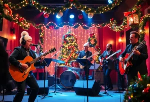 Rock 'n' roll holiday performance at the Majestic Theater