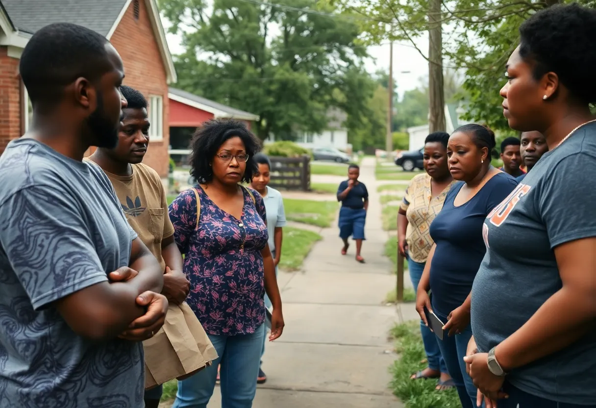Community members gathered in Memphis searching for a missing child.
