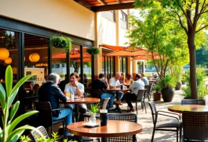 People enjoying breakfast at a new restaurant in Memphis suburbs