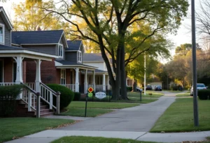 Residential homes in Nutbush neighborhood, Memphis