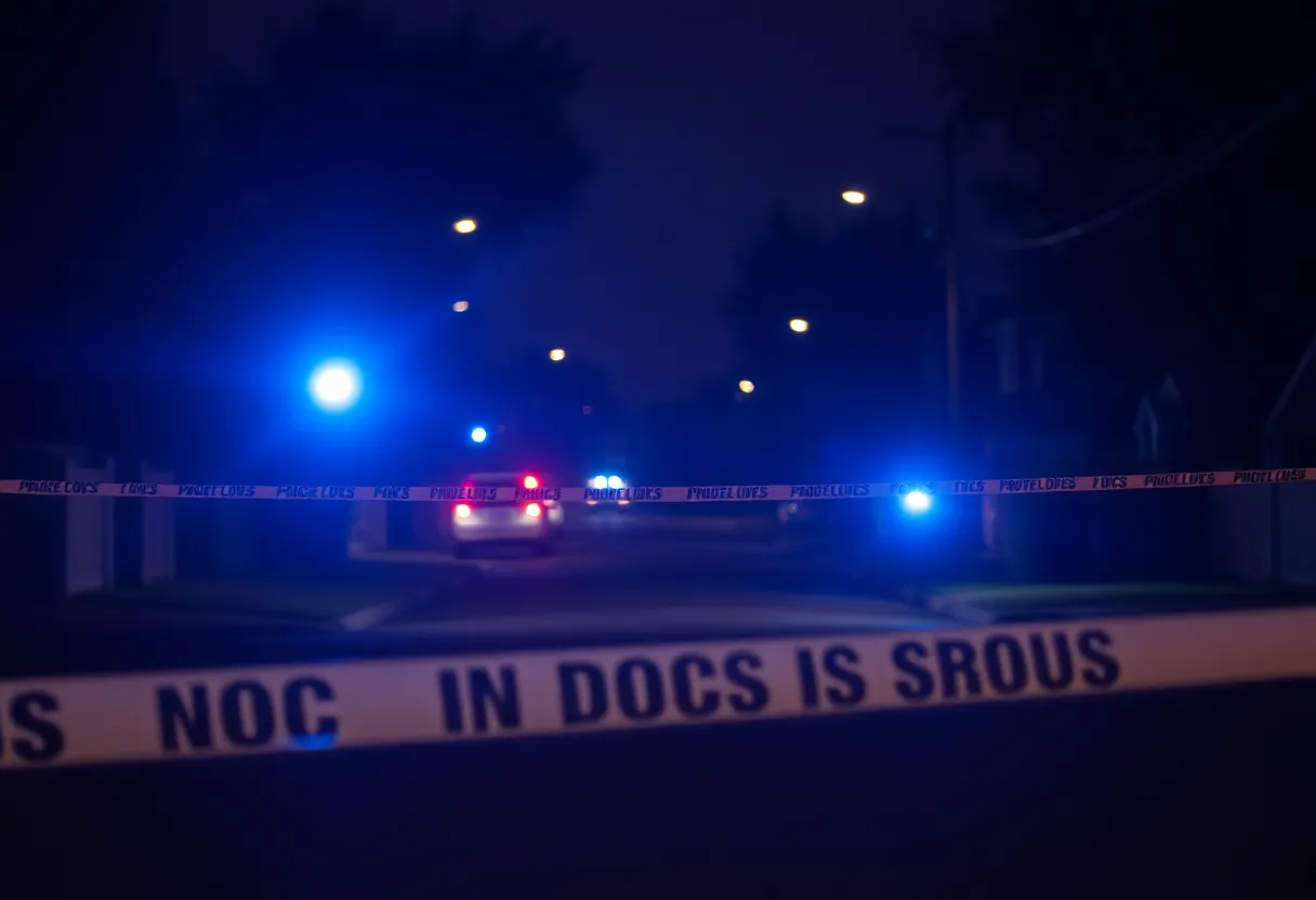 Police responding to a shooting incident in Nutbush neighborhood