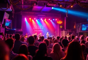 Live performance by Richiman and Groove Nice at a blues concert