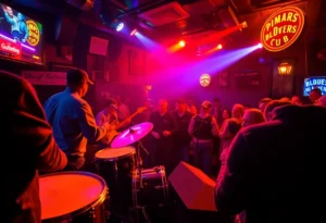 Live performance by Rodd Bland at B.B. King's Blues Club