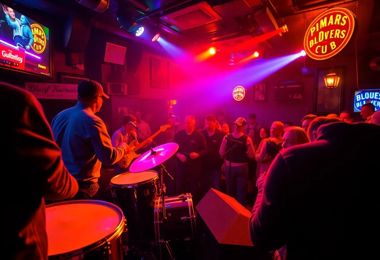 Live performance by Rodd Bland at B.B. King's Blues Club