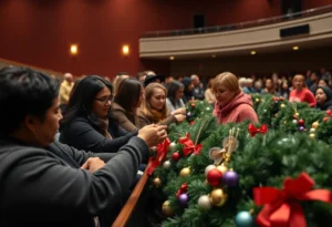 Families at the Season of Remembrance event honoring victims of gun violence