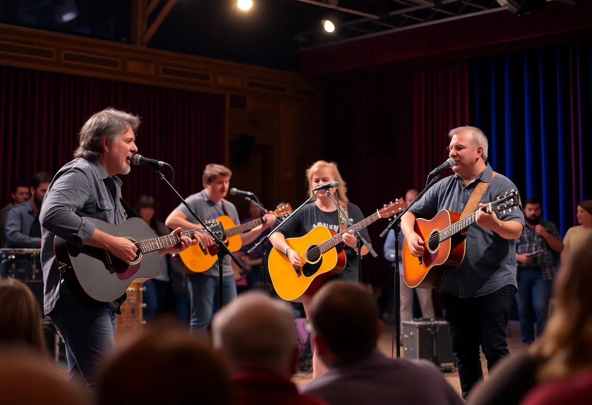 Local songwriters performing at the Dixie Carter PAC