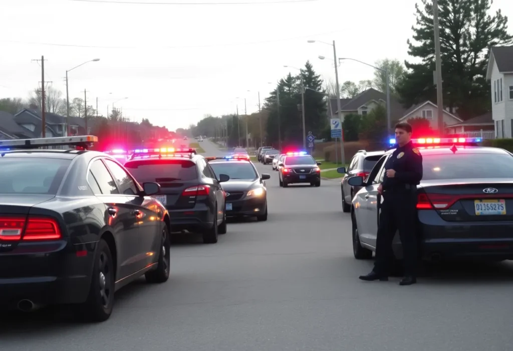 Police traffic stop in Raleigh-Millington area