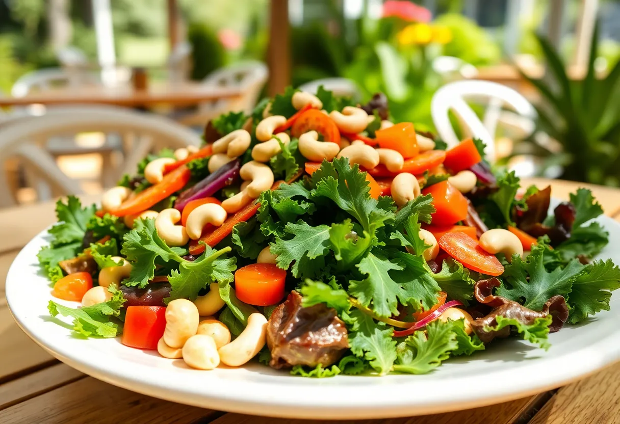Salad platter from Wild Beet Salad Co. featuring fresh ingredients.
