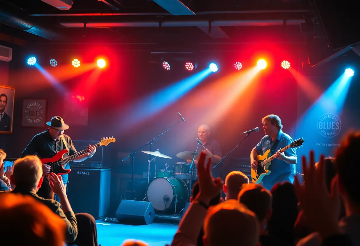 Rodd Bland and Ashton Riker performing at B.B. King's Blues Club