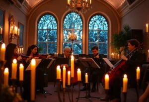 Candlelight concert with string quartets performing Lauryn Hill's music