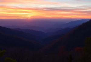 A scenic view of the Great Smoky Mountains showcasing attractions and nature.