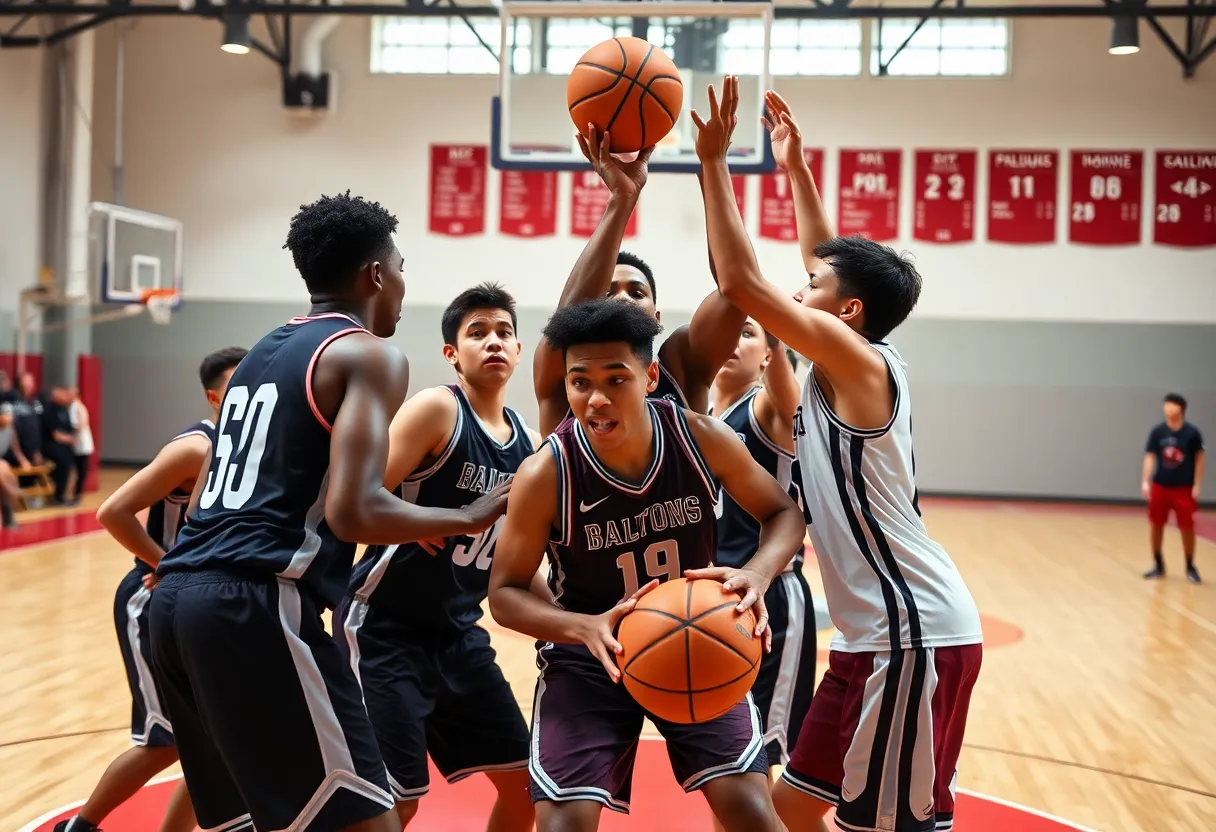 Atlanta Hawks and Memphis Grizzlies players in action on the basketball court.